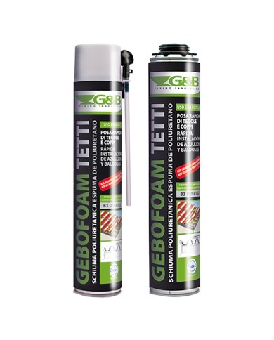 SCHIUMA POLIURETANICA TEGOLE E COPPI GEBOFOAM ml 750 tipo