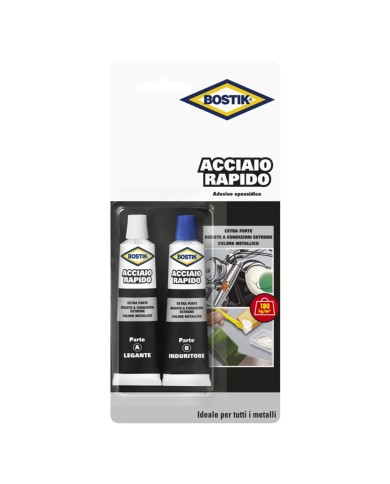 ADESIVO ACCIAIO RAPIDO ml. 30 (2 x 15 ml)