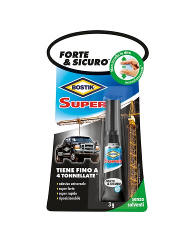 ADESIVO ISTANTANEO FORTE E SICURO gr. 3