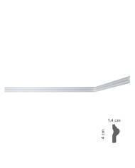 CORNICE DECORATIVA PER SOFFITTO mod. I709 - mm. 14 x 40 x 2 mt