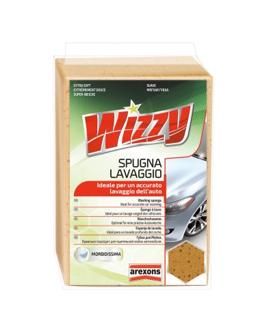SPUGNA LAVAGGIO AUTO WIZZY cm 17 x 11 x 7