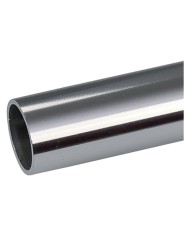 PROFILO PER FAI DA TE TIPO TONDO mm 12 x 1 - mt 2 argento brillante