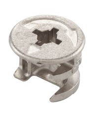 GIUNZIONE ECCENTRICA CON BORDO mm.15 x h.13,9 - pz. 8