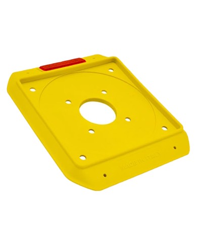 BASETTA INCAVO QUADRO CON CATARIFRANGENTE cm 22,8 x 18 x h.1,9 (esterno)