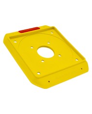 BASETTA INCAVO QUADRO CON CATARIFRANGENTE cm 22,8 x 18 x h.1,9 (esterno)