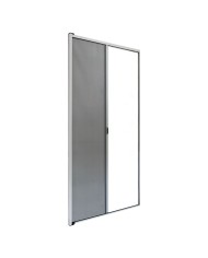 ZANZARIERA A RULLO LATERALE FRIZIONATA PER PORTA cm 160 x 250 - bronzo