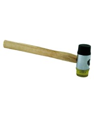 MAZZUOLA CON TESTA GOMMA FIBRA testa ø mm 32