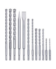 SET PUNTE E SCALPELLI 12 pezzi