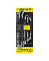 SERIE CHIAVI COMBINATE A CRICCHETTO STANDARD 5 pezzi