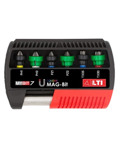 INSERTI IN SET MAG BIT+ 7 pezzi