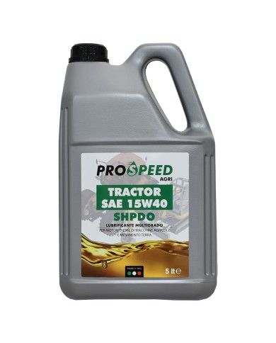 OLIO LUBRIFICANTE PER MACCHINE AGRICOLE TRACTOR 15W40 - tipo SHPDO