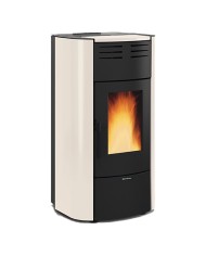 TERMOSTUFA A PELLET RAFFAELLA IDRO H18 21,7 kW - colore avorio