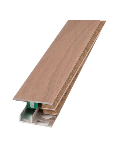 PROFILO PIATTO CON BASE PER LAMINATO E PARQUET UN