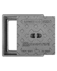 CHIUSINO IN GHISA B125 ERMETICO - cm 20 x 20 - Kg 5