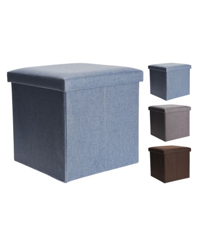 CONTENITORE MULTIUSO POUF cm 38 x 38 x h 38