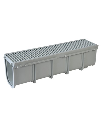 CANALETTA MODULARE CON GRIGLIA cm 13 x 50 x H. 14