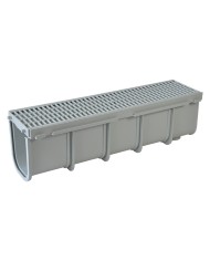 CANALETTA MODULARE CON GRIGLIA cm 13 x 50 x H. 14