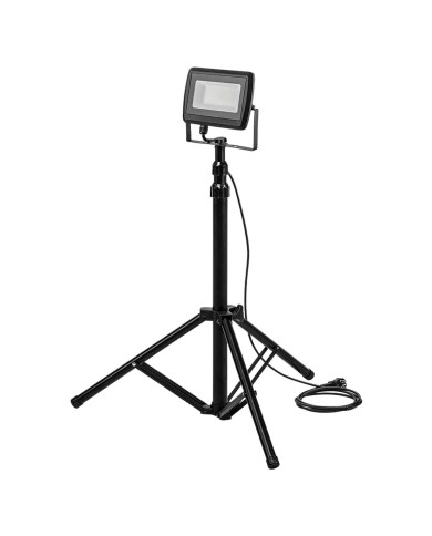 PROIETTORE LED CON TREPPIEDI doppio 2 x 30W - 5400 lumen 6500 K