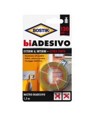 NASTRO BIADESIVO IN SCHIUMA PER ESTERNI INTERNI mm. 19 x 1,5 mt