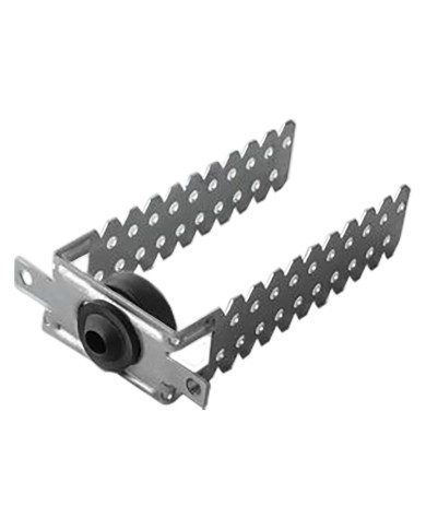 STAFFA ANTIVIBRANTE REGOLABILE distanziatura parete 3 - 12 cm