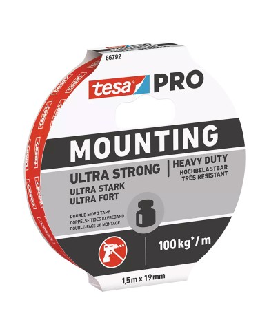 NASTRO BIADESIVO IN SCHIUMA ULTRA STRONG 66792 mm 19 x mt. 1,5
