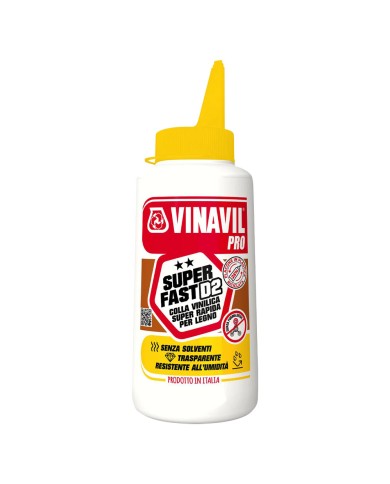 COLLA VINILICA VINAVIL PRO SUPER FAST D2 gr. 750