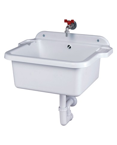 PILOZZO LAVATOIO DA PARETE cm 60 x 45 x h.28
