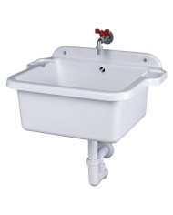 PILOZZO LAVATOIO DA PARETE cm 60 x 45 x h.28