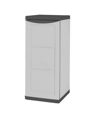 ARMADIO BASSO PORTA BOMBOLA COLONNA cm 40 x 45 x h.91 - grigio nero