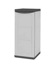 ARMADIO BASSO PORTA BOMBOLA COLONNA cm 40 x 45 x h.91 - grigio nero