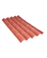 LASTRA COPPO POLIMCRYL cm 85 x 175 rosso mattone