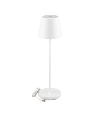 LAMPADA DA TAVOLO TOUCH RICARICABILE SLIM 2 W - corpo colore bianco
