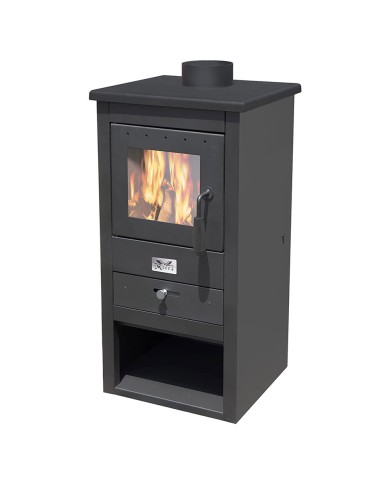 STUFA A LEGNA ATHENA 13 kW - colore nero