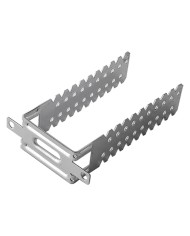 STAFFA UNIVERSALE PER MONTANTI distanziatura parete 3-12 cm spessore 0,8 mm