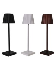 LAMPADA DA TAVOLO RICARICABILE K-LIGHT corpo colore bianco