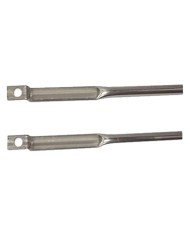 COPPIA ASTE INTERNE PER SERRATURE ART. 06441 per serrature montanti alluminio