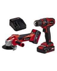 TRAPANO AVVITATORE+SMERIGLIATRICE A BATTERIA TC-TK 18 LI KIT kit 2 pezzi